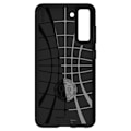 Miniatyrbild 5 av 11: Spigen Rugged Armor Skal Galaxy S21 FE - Matte Svart Svart