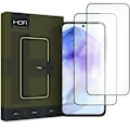 Miniatyrbild 1 av 4: [2-Pack] Hofi Galaxy A35 5G Härdat Glas Skärmskydd Pro Plus - Svart Svart