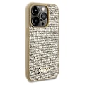 Miniatyrbild 4 av 7: Guess iPhone 14 Pro Mobilskal Disco Script Metal - Guld