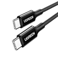 Miniatyrbild 1 av 4: Ugreen USB-C till USB-C kabel 100W PD 1m - Svart