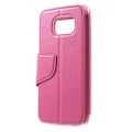 Miniatyrbild 2 av 5: Dual Fönster Fodral till Samsung Galaxy S6 Edge - Magenta