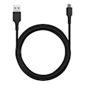Miniatyrbild 1 av 3: Blue Star Kabel USB-A Till Micro USB 1m - Svart Svart