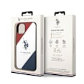 Miniatyrbild 7 av 7: US Polo iPhone 14 Skal Tricolor Embossed - Vit