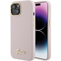 Miniatyrbild 1 av 8: Guess iPhone 15 Pro Max Mobilskal Silikon Script Metal Logo