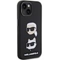 Miniatyrbild 4 av 8: Karl Lagerfeld iPhone 15/14 Plus Mobilskal Silikon Karl&Choupette Svart