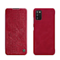 Miniatyrbild 1 av 6: Nillkin Galaxy A03s Fodral Qin Läder Holster - Röd