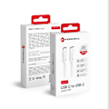 Miniatyrbild 9 av 9: FORCELL USB-C till USB-C kabel 1m QC4.0 5A/20V PD100W - Vit