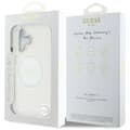 Pikkukuva 8 / 8: Guess Mobilskal till iPhone 16 MagSafe IML Metal Colored Circle - Vit