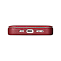 Miniatyrbild 11 av 11: iCarer iPhone 14 Pro Plånboksfodral Magsafe CE Läder - Röd