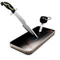Miniatyrbild 5 av 7: LIVSTIDSGARANTI - BOOM iPhone 16 Pro Max  Privacy Härdat Glas Skärmskydd 2st Svart