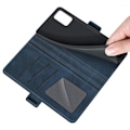 Miniatyrbild 4 av 5: Flip Folio Plånboksfodral till Samsung Galaxy A03s - Blå Blå