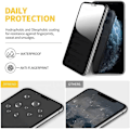 Miniatyrbild 8 av 11: Privacy Anti-Spy Härdat Glas Skärmskydd till iPhone 8 Plus / 7 Plus Svart