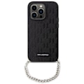 Miniatyrbild 2 av 7: KARL LAGERFELD iPhone 14 Pro Mobilskal Monogram Chain Svart