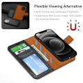 Miniatyrbild 8 av 10: iPhone 15 Plus Plånboksfodral 2-in-1 Detachable - Svart Svart
