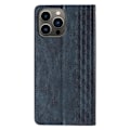 Miniatyrbild 4 av 8: iPhone 13 Pro Max Plånboksfodral Magnet Strap - Blå