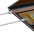 Miniatyrbild 4 av 7: Baseus USB-C till USB-C kabel 100W 2m - Vit