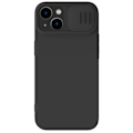 Miniatyrbild 1 av 11: Nillkin iPhone 14 Plus Skal Magsafe CamShield Silicone - Svart Svart