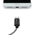 Pikkukuva 2 / 7: Dux Ducis USB-C-kaapeli 2,1A 2 m - musta/valkoinen Black