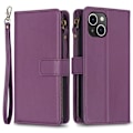 Miniatyrbild 1 av 10: iPhone 15 Plus Plånboksfodral Zipper Flip - Lavender
