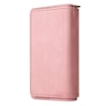 Miniatyrbild 3 av 11: iPhone 14 Plånboksfodral KT Zipper - Rosa