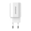 Pikkukuva 2 / 11: Dudao seinälaturi USB EU + Lightning kaapeli - valkoinen White