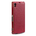 Pikkukuva 3 / 3: Flip Mobile Case – kotelo Sony Xperia Z1:lle (punainen) Red