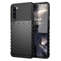 Miniatyrbild 1 av 7: Thunder Twill Texture Skal Till OnePlus Nord - Svart Svart