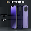 Miniatyrbild 4 av 7: iPhone 14 Plus Skal ShockProof - Lila