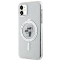 Miniatyrbild 2 av 8: KARL LAGERFELD iPhone 11/XR Mobilskal Magsafe Glitter - Clear