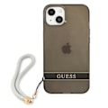 Miniatyrbild 3 av 8: Guess iPhone 13 mini Skal Translucent Stap - Svart Svart