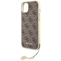 Miniatyrbild 6 av 7: Guess iPhone 15 Plus Mobilskal Charms Collection - Brun