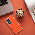 Miniatyrbild 3 av 5: Galaxy A55 5G Mobilskal Matrix - Orange
