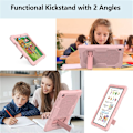 Miniatyrbild 5 av 6: Galaxy Tab A8 10.5 (2021) Skal Robot B2 Kickstand - Rosa