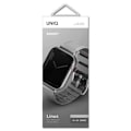Miniatyrbild 3 av 3: Uniq Apple Watch 4/5/6/7/8/SE/SE2 (38/40/41mm) Armband Silicon - Chalk Grå