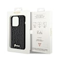 Miniatyrbild 6 av 7: Guess iPhone 14 Pro Mobilskal Disco Script Metal - Svart Svart