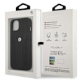Miniatyrbild 5 av 5: BMW Läder Curve Perforate Skal iPhone 13 Mini - Svart Svart