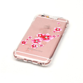 Miniatyrbild 3 av 4: Blinkande Flexiskal till Apple iPhone 6(S) Plus - Rosa Blommor Rosa