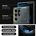 Miniatyrbild 9 av 9: Spigen Galaxy S24 Ultra Mobilskal Optik Armor - Abyys Grön