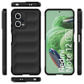 Miniatyrbild 8 av 8: Xiaomi Redmi Note 12/Poco X5 Mobilskal Magic Shield - Svart