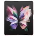 Miniatyrbild 6 av 7: Guess Galaxy Z Fold 5 Mobilskal Läder Triangle Strass - Rosa