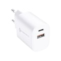 Miniatyrbild 2 av 5: Forcell Väggladdare USB-C/USB-A 30W - Vit