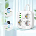 Pikkukuva 2 / 7: Tech-Protect Grenuttag PCS3X4 2 USB & 2 Typ-C & 3 Socket 2m Vit