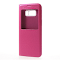 Miniatyrbild 1 av 5: Flip View mobilfodral till Samsung Galaxy S8 Plus - Magenta