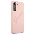Miniatyrbild 4 av 8: Guess Skal Galaxy S21 Plus Script Vintage - Rosa Rosa