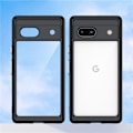 Miniatyrbild 6 av 7: Google Pixel 7a Mobilskal Acrylic Shockproof TPU - Svart Svart