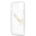 Miniatyrbild 11 av 11: Guess Vintage Script Gold Skal iPhone 12 Pro Max - Transparent