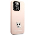 Miniatyrbild 5 av 6: Karl Lagerfeld iPhone 14 Pro Max Skal Silicone Choupette Body