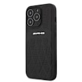 Miniatyrbild 4 av 11: AMG iPhone 13 Pro Max Mobilskal Läder Curved Lines - Svart Svart