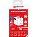Miniatyrbild 4 av 4: SKROSS World Adapter USB-A/USB-C 65W - Vit