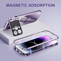 Miniatyrbild 7 av 7: BOOM iPhone 14 Pro Mobilskal Magsafe Metall Frame - Silver